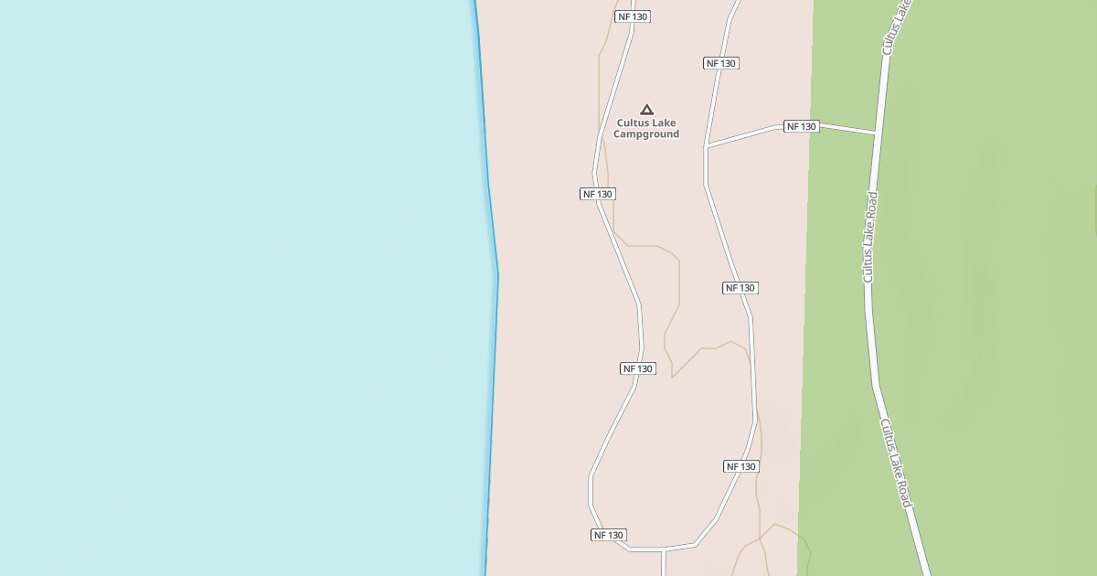 Map preview of CULTUS LAKE BOATING