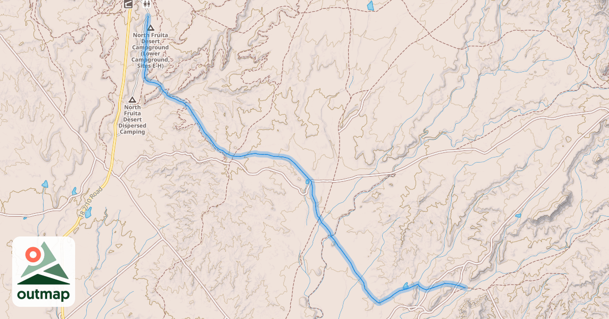 Map of Desert Classic Trail