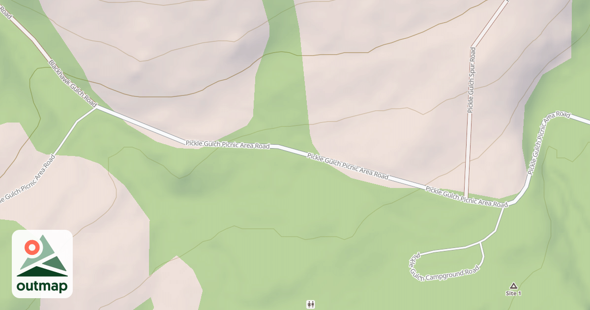 Map of PICKLE GULCH PICNIC AREA