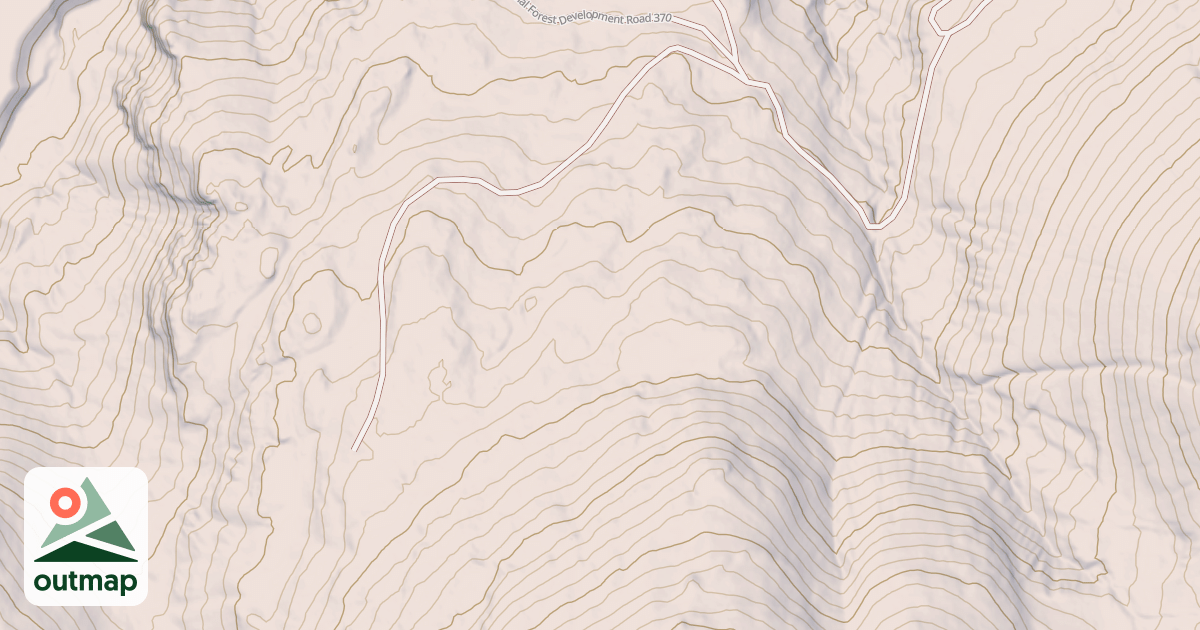 Map of HOODOO MTN