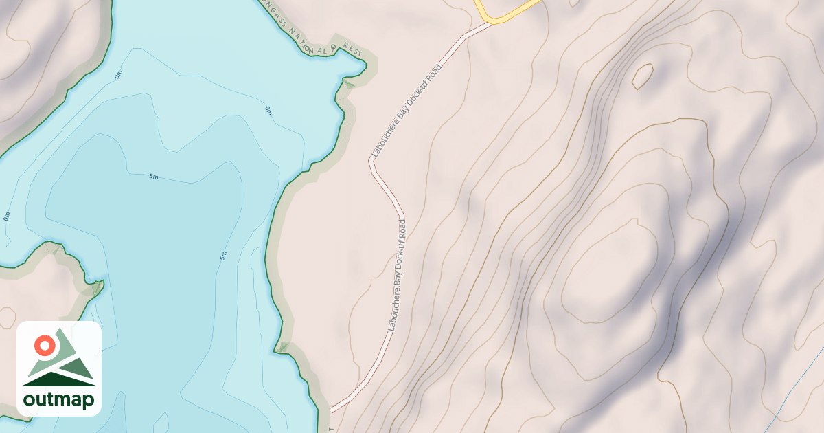 Map of LABOUCHERE BAY DOCK-TTF