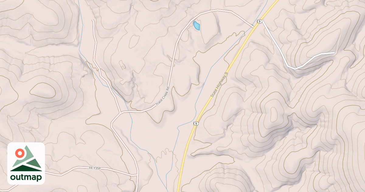 Map of TRACE CREEK