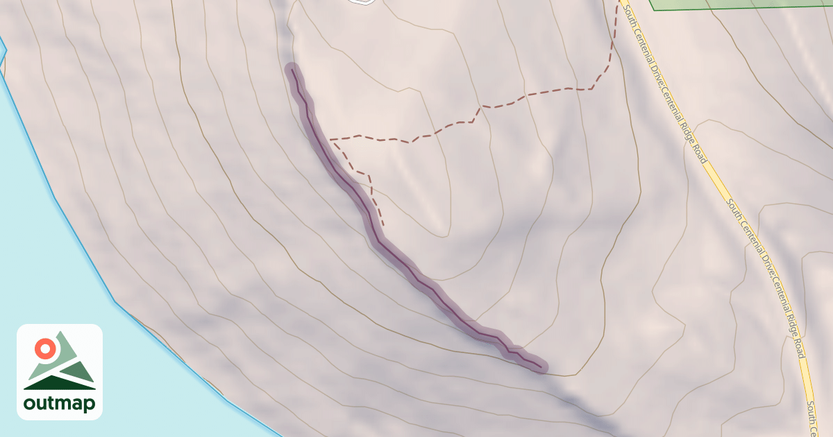 Map of Duncan's Ridge