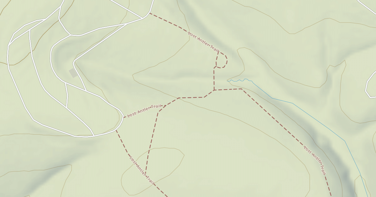 Map preview of Shawnee State Park Trails