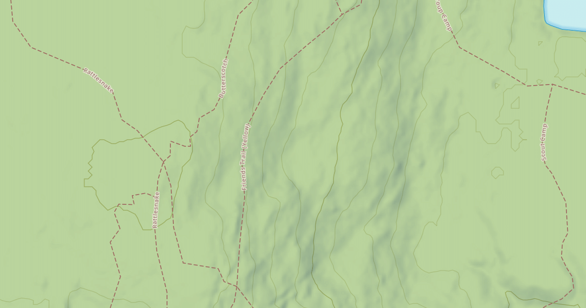Map preview of Friends' Trail (Yellow)