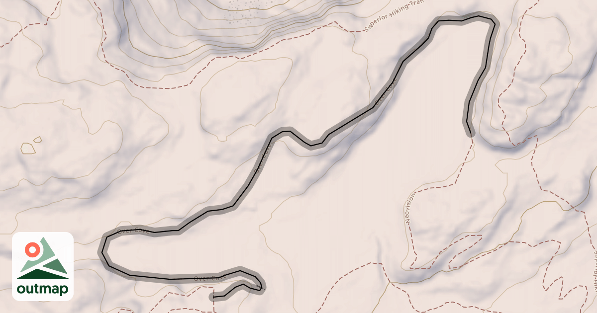 Map of Over Cove