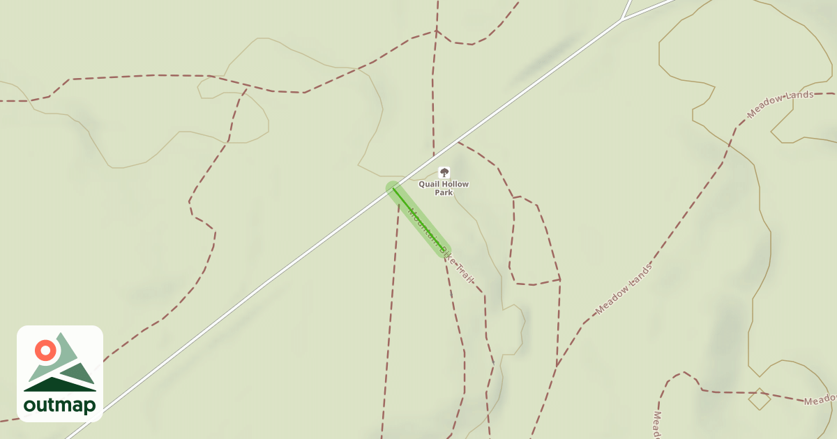 Map of Mountain Bike Trail in Stark