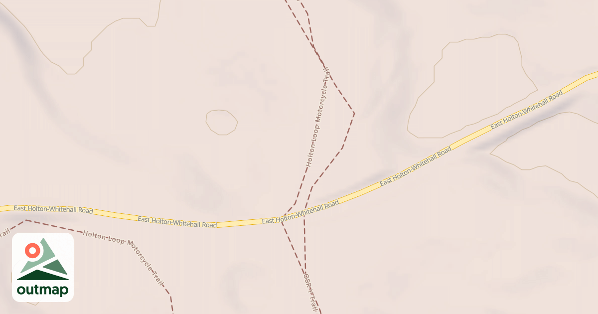 Map of Holton Motorcycle Trail
