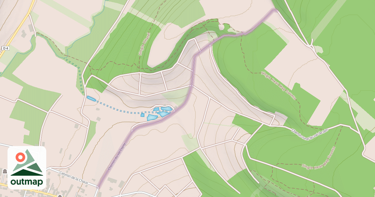 Map of Chemin du val Etarte