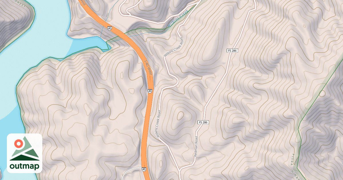 Map of WILKINS CREEK