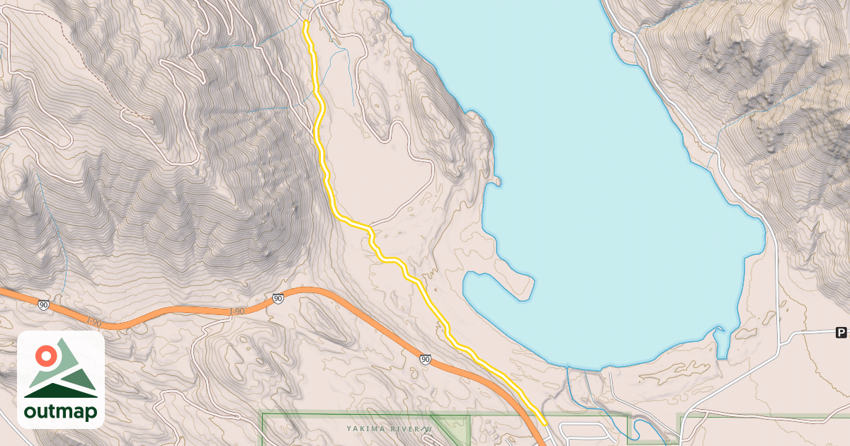 Map of National Forest Development Road 4828