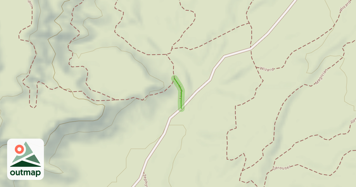 Map of Midway Trail