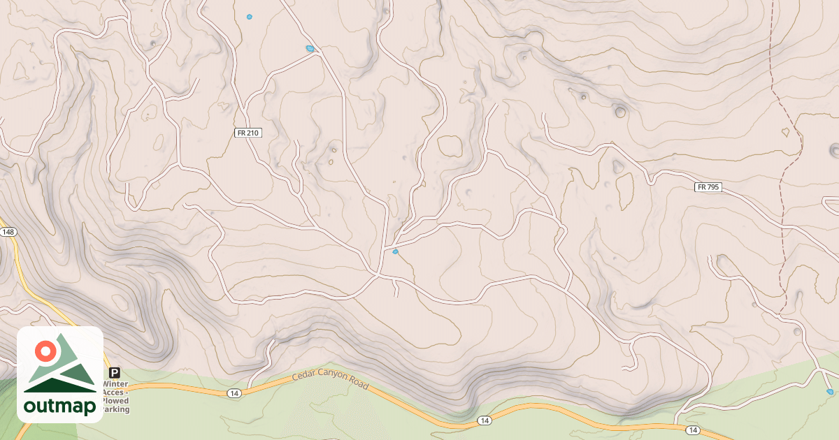 Map of Mitchell Sawmill