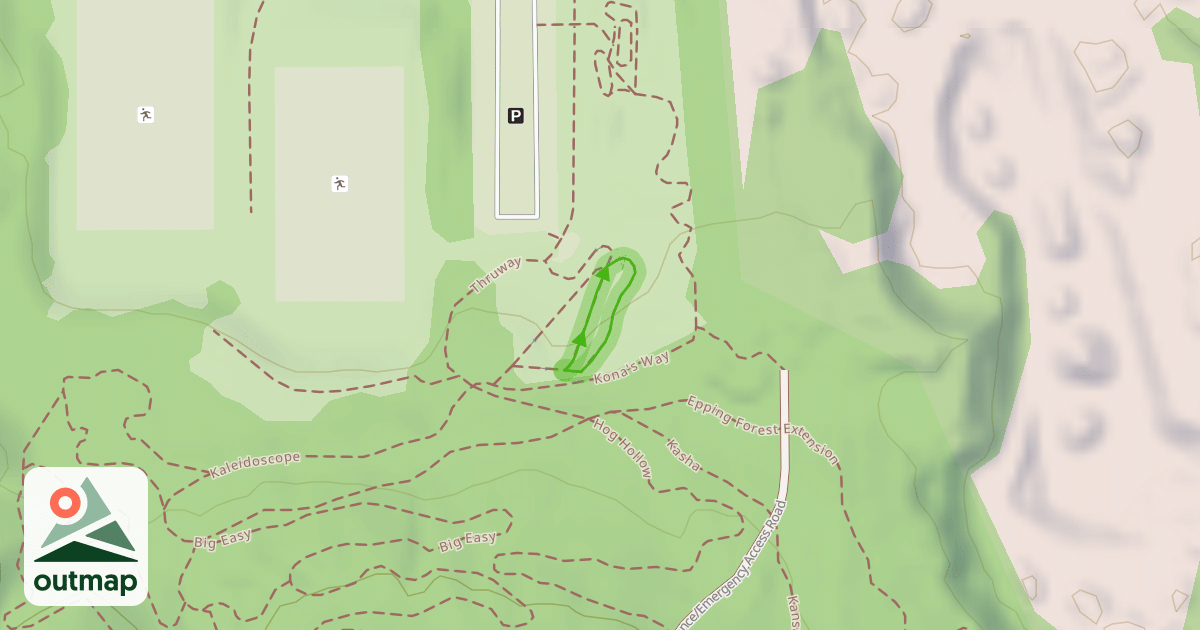 Map of Green Jump Line