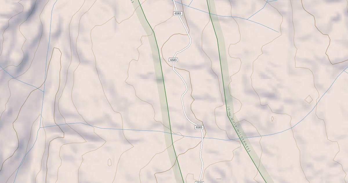 Map preview of Bear Diversion Ohv Route T5