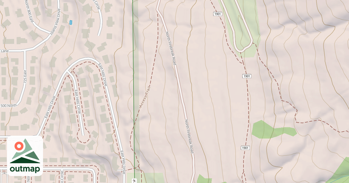Map of NORTH FIREBREAK