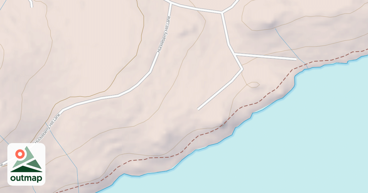 Map of BLUEBERRY SPUR A