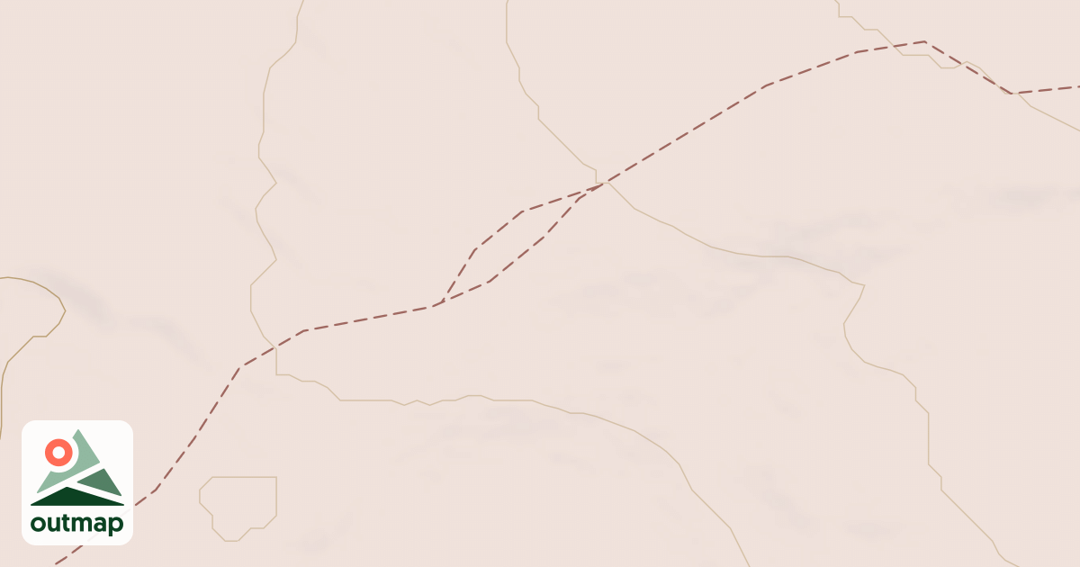Map of East Road Trail