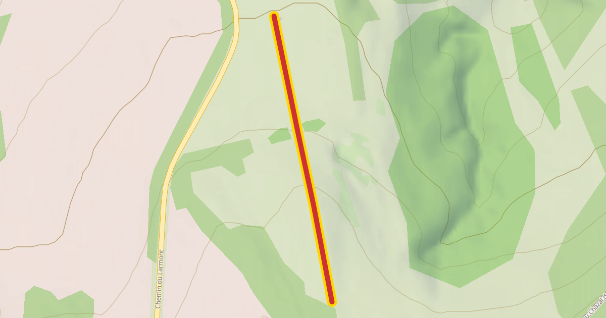 Map preview of Téléski Baby de l'Arcan