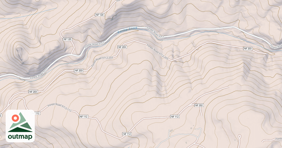 Map of NORTH CHARLY