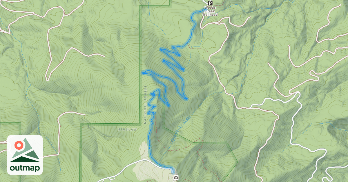 Map of North Ridge Trail