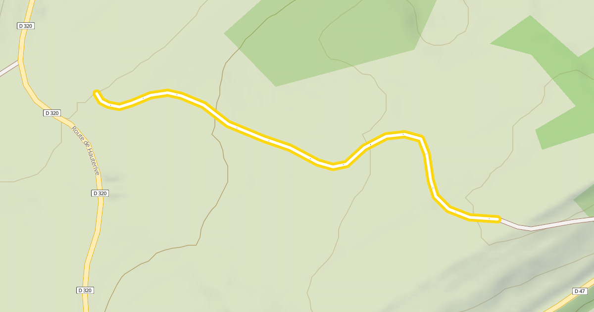 Map preview of Polka du Cerf - Descente vers liaison Malmaison
