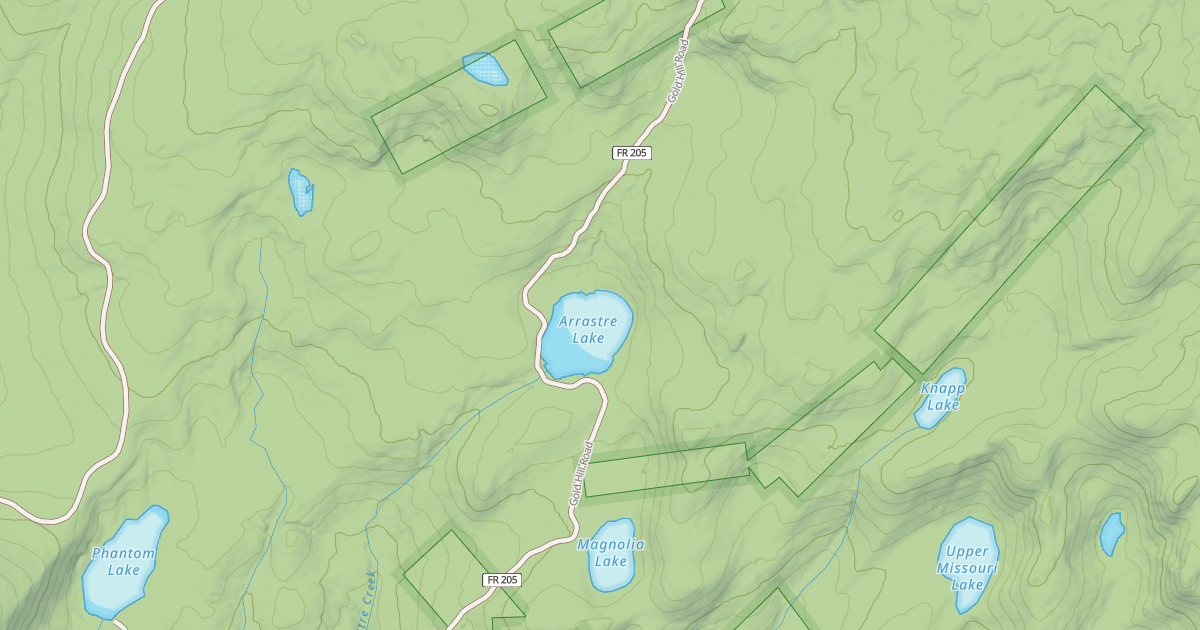 Map preview of GOLD HILL