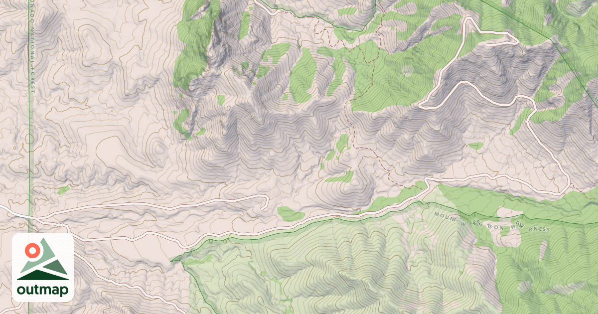 Map of AGUA CALIENTE