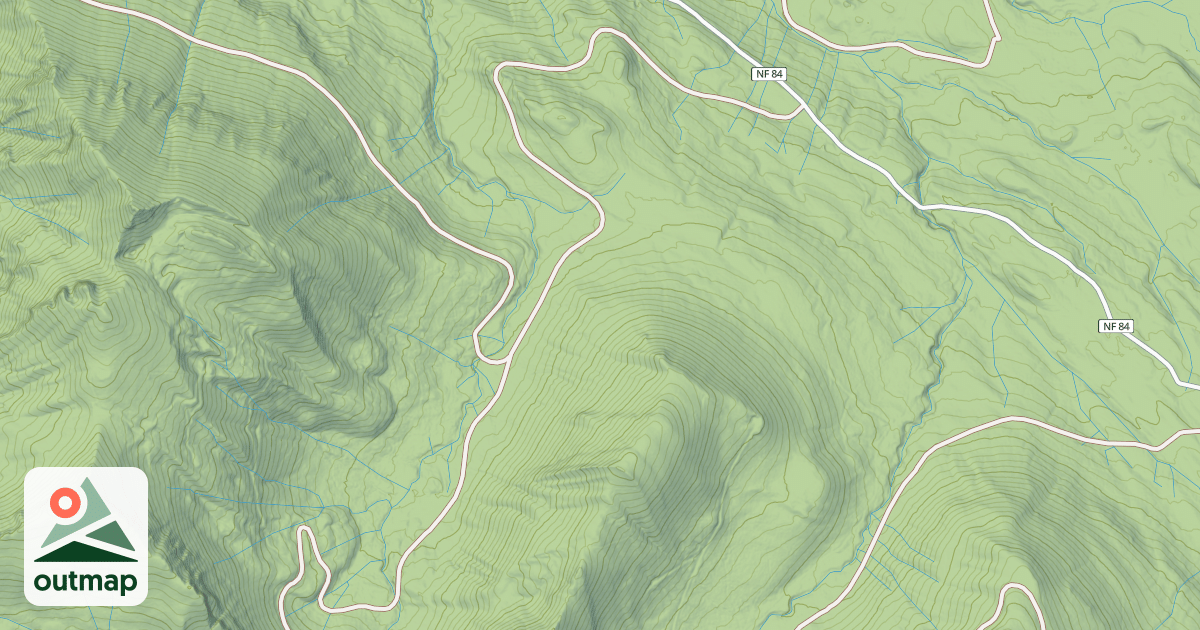 Map of MESATCHEE CREEK