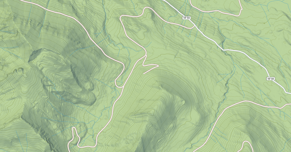 Map preview of MESATCHEE CREEK
