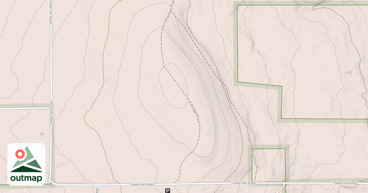Map of Cayuga