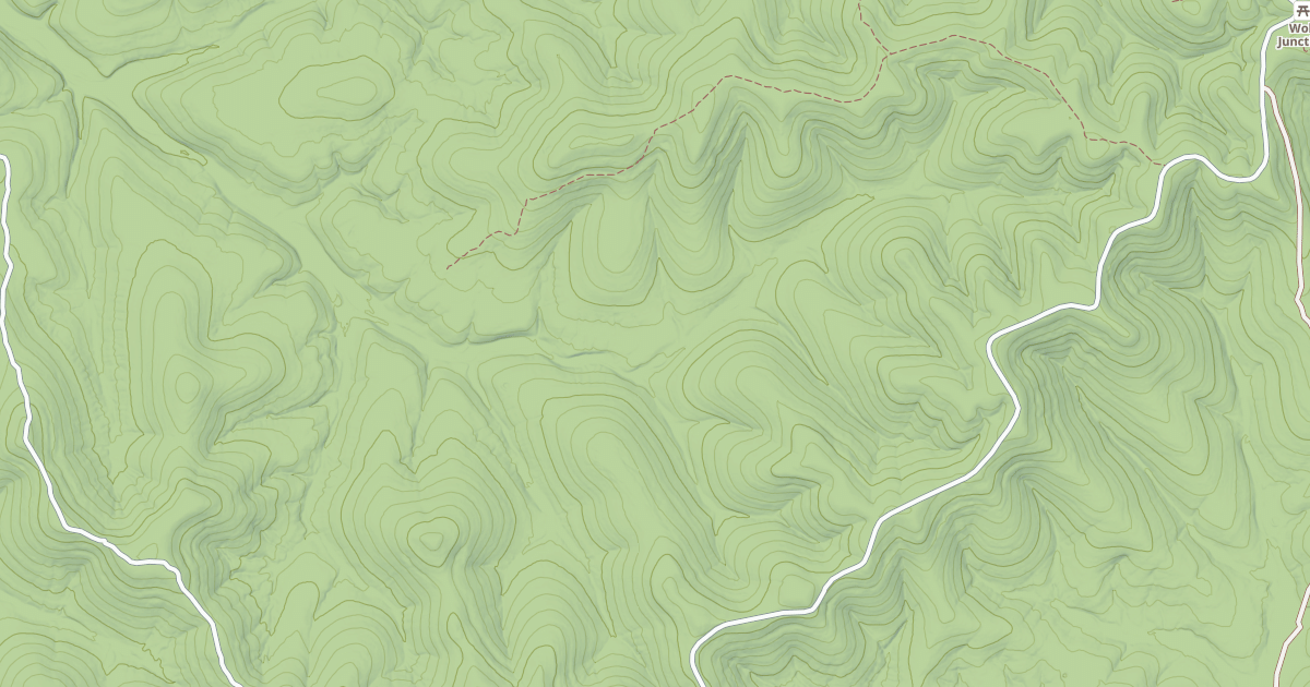 Map preview of USFS Motor Vehicle Use Map Roads {37FC12C8-2C54-479A-8297-FE58FA477A02}
