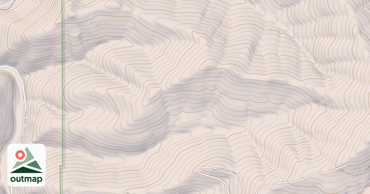 Map of HEADLONG RIDGE
