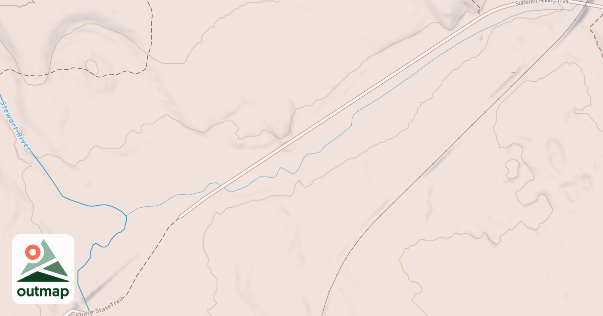 Map of C.J. Ramstad/North Shore State Trail
