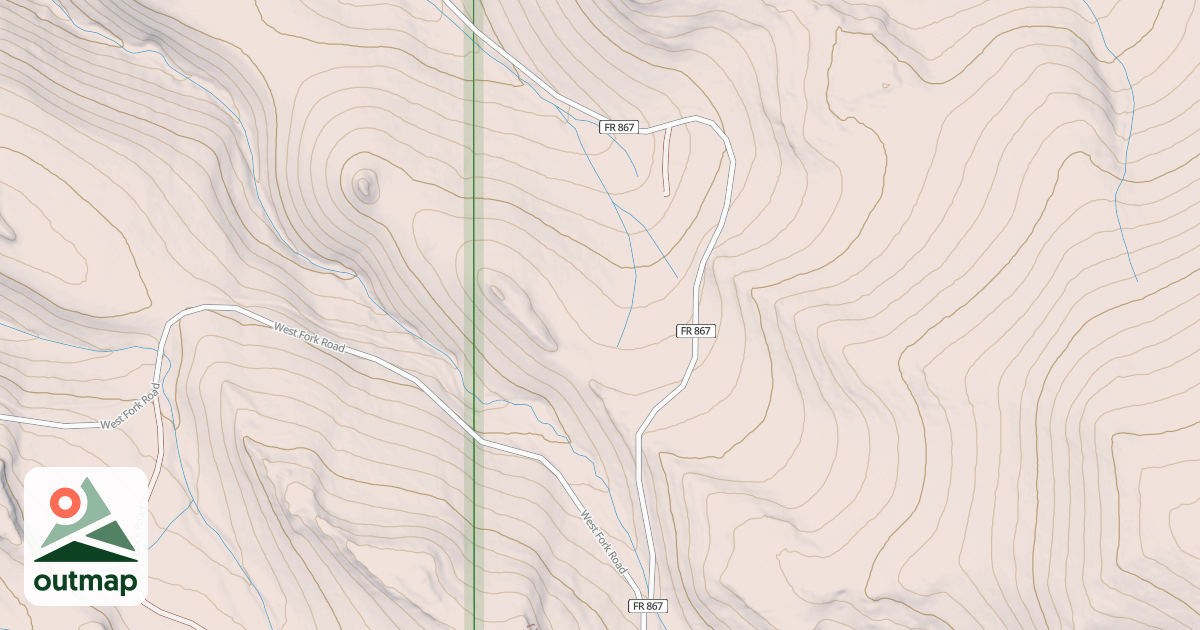 Map of BLM National GTLF Public Motorized Roads 05750133-0bab-4838-af83-db624bc8fd94