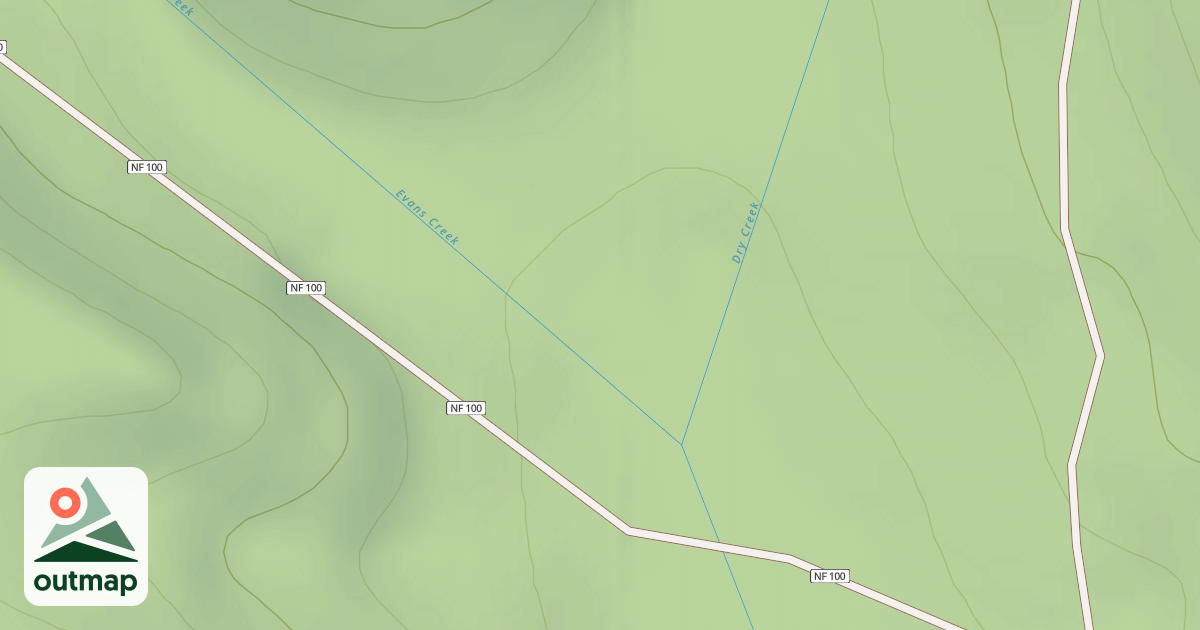 Map of USFS Motor Vehicle Use Map Roads {88E41184-F90B-40F2-955A-E274E3362A44}