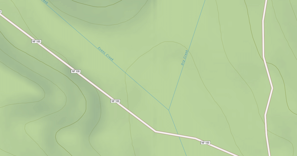 Map preview of USFS Motor Vehicle Use Map Roads {88E41184-F90B-40F2-955A-E274E3362A44}