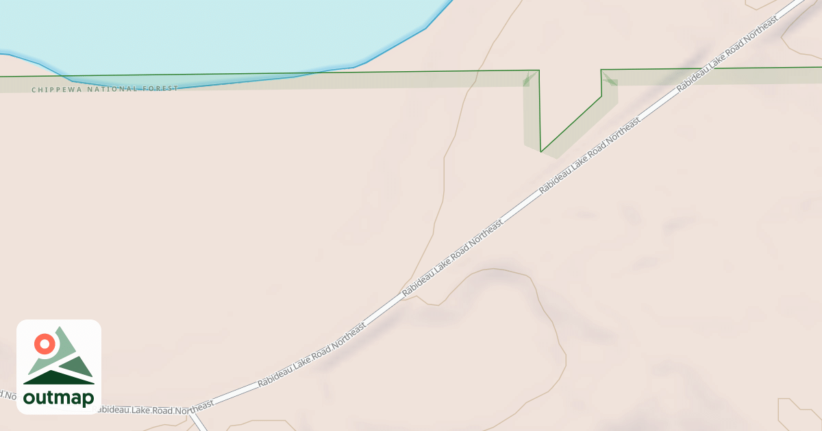 Map of RABIDEAU LAKE SPUR F