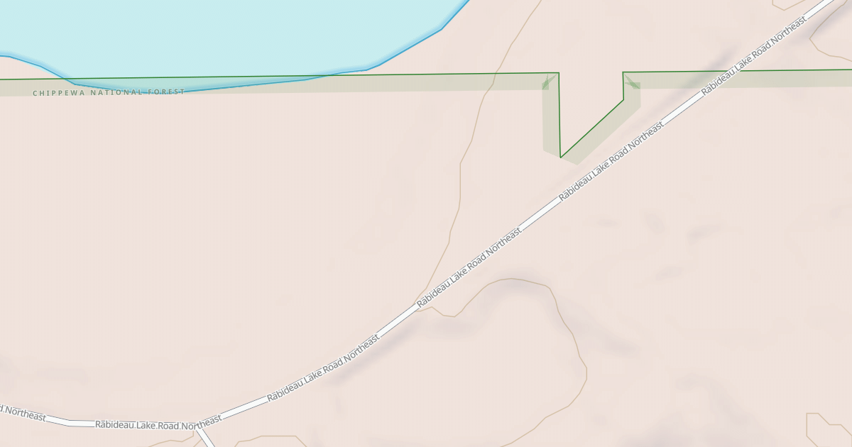 Map preview of RABIDEAU LAKE SPUR F