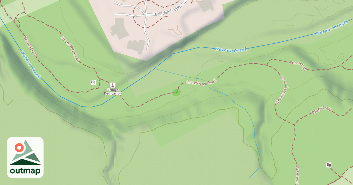 Map of Greenway Trail