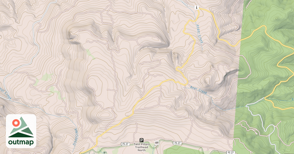 Map of USFS Motor Vehicle Use Map Roads {602FDF6E-185E-4999-AEDD-C4C6BC5A2F49}