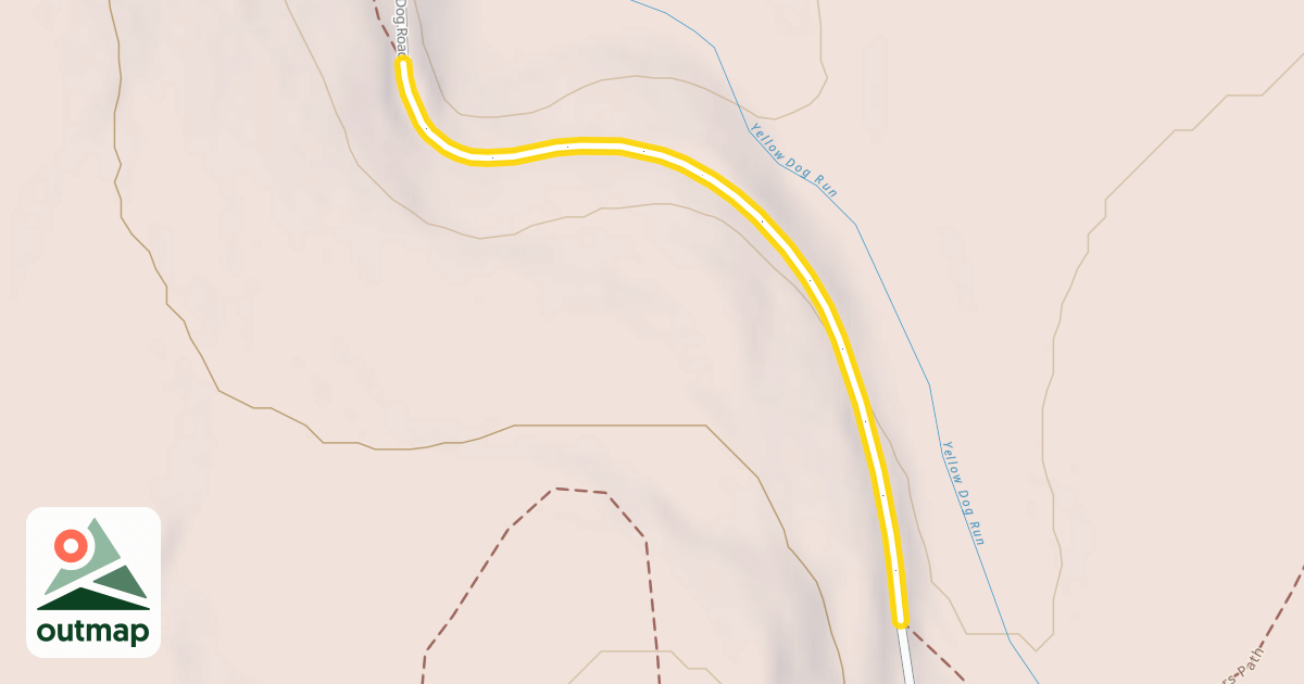 Map of Yellow Dog Road