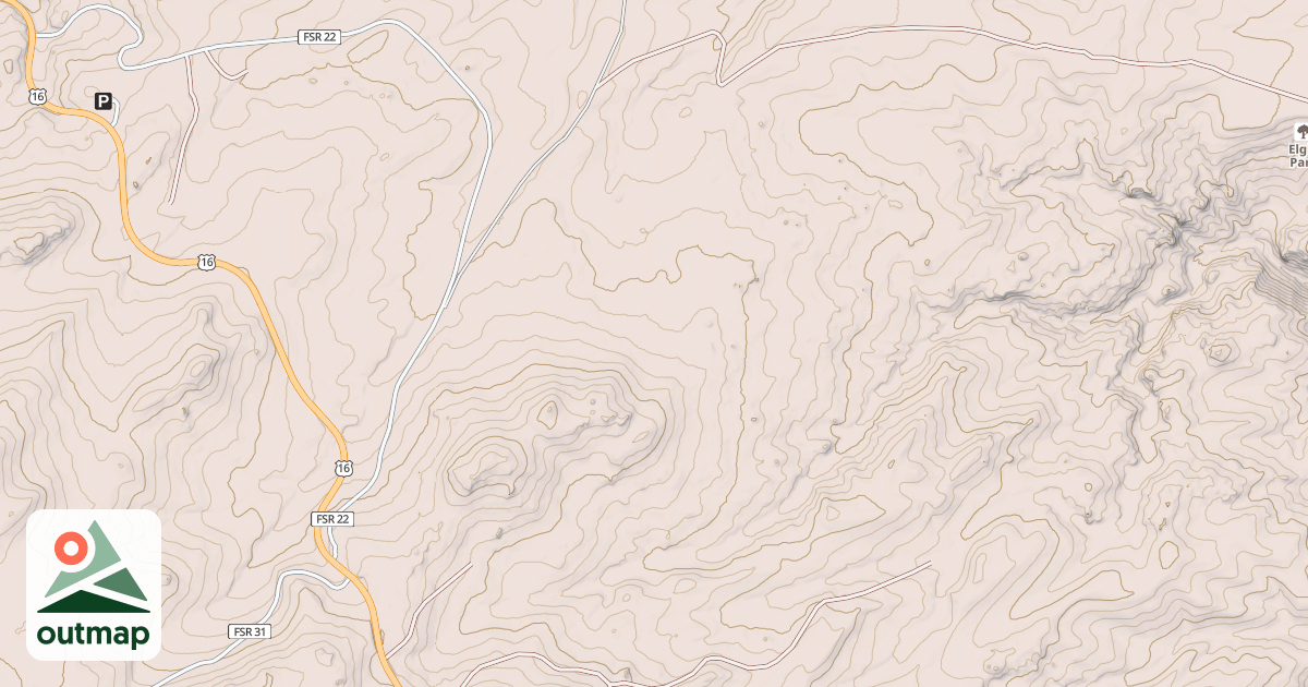 Map of LITTLE NORTH FORK