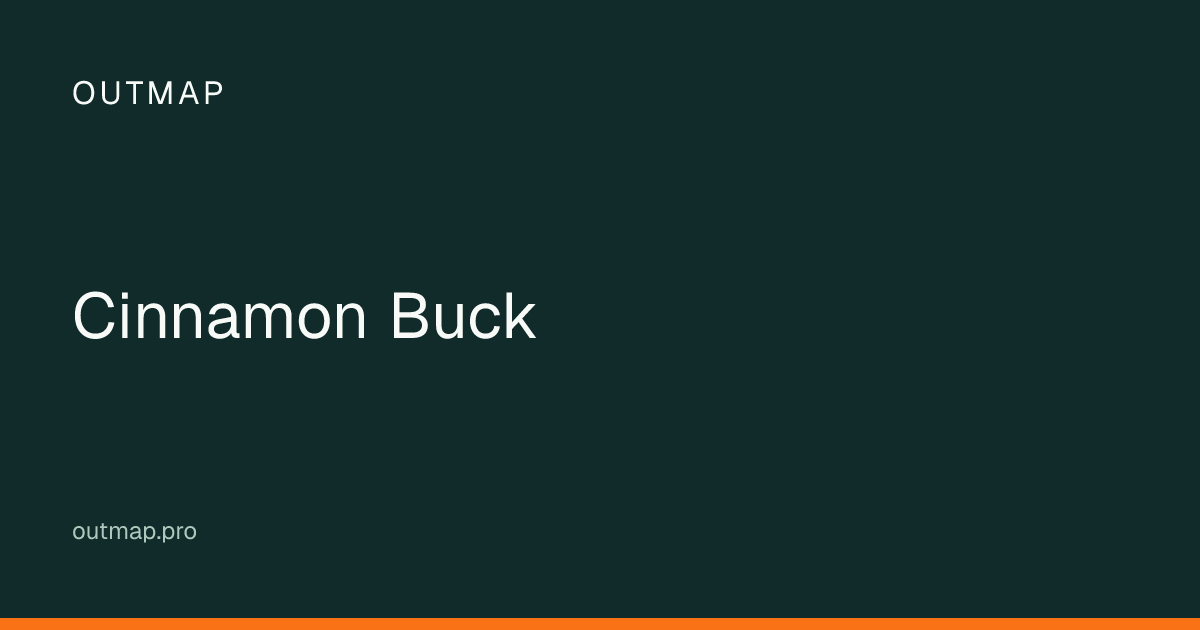 Map of Cinnamon Buck
