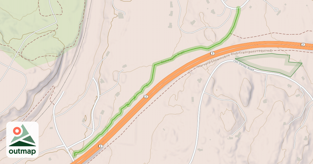Map of Recreation Trail