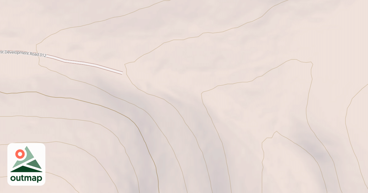 Map of CHICKEN CREEK SPUR D