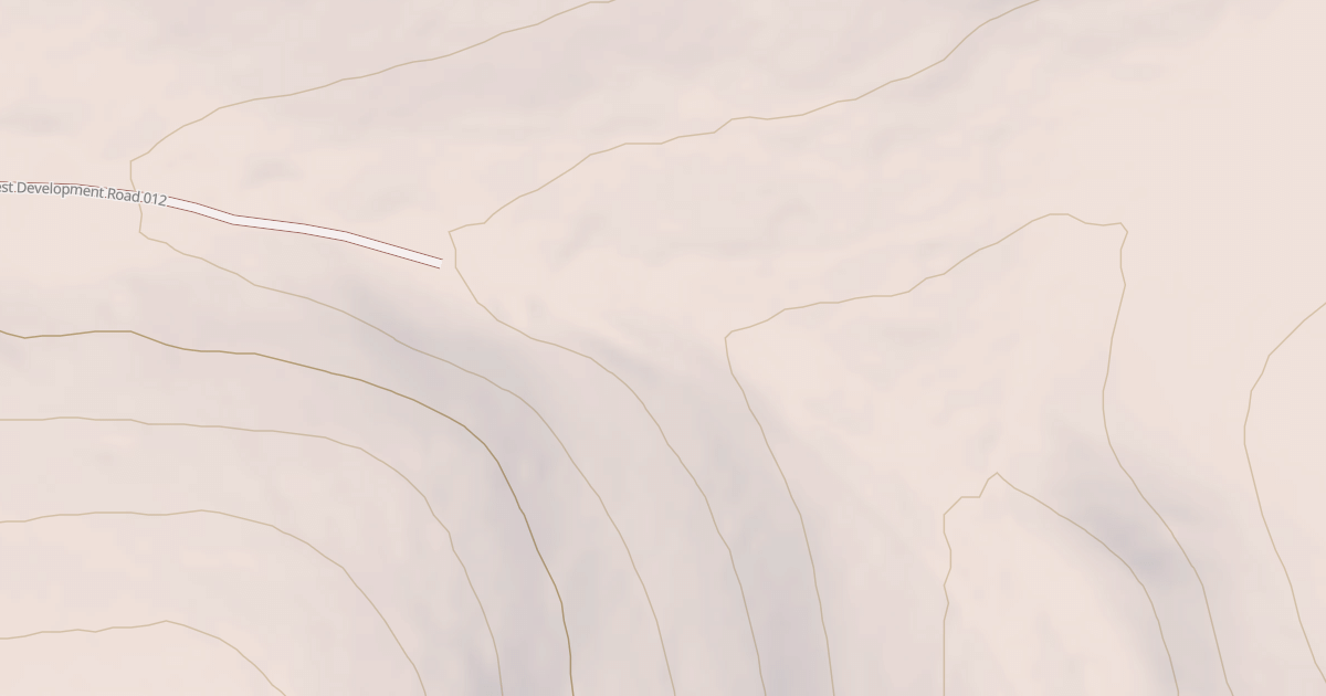 Map preview of CHICKEN CREEK SPUR D