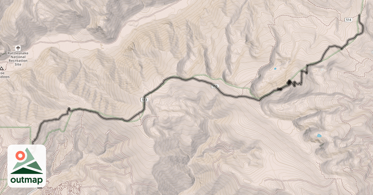 Map of Sheep Mountain Trail