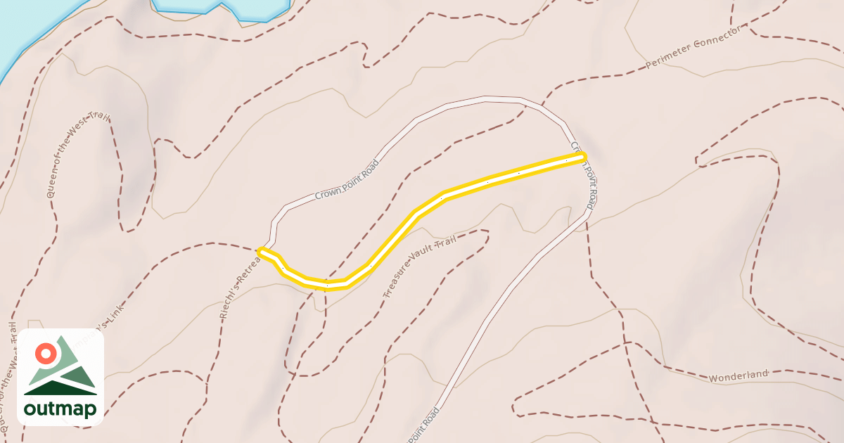 Map of Crown Point Road
