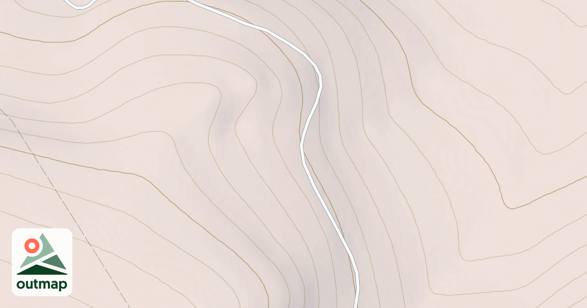 Map of Little Camas Creek